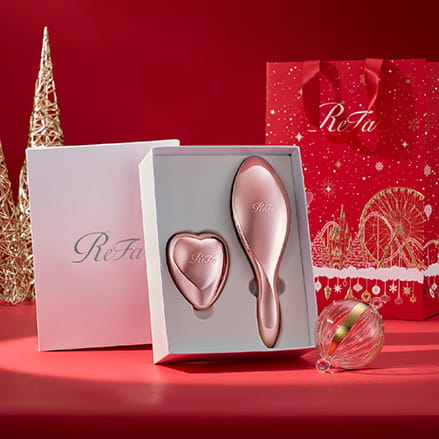 リファハートブラシ ＆ リファエールブラシ専用BOX ショッパーセット