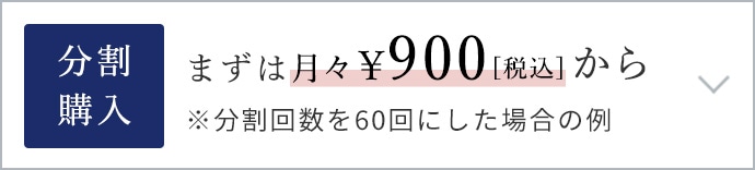 まずは月々900円[税込]から