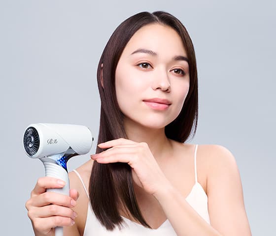 全体に冷風をあてる