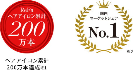 シリーズ累計200万本達成、HERO PRODUCTS 百貨店・セミセルフショップ 美容機器&ツール部門 第3位