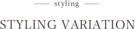 STYLING VARIATION
