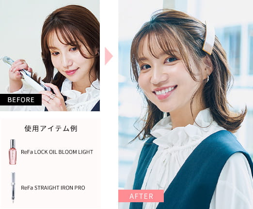 束感で華やかに魅せる上品ダウンスタイル