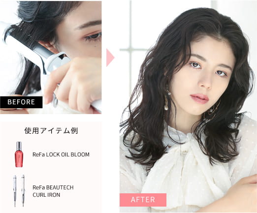 大人の余裕が生まれるこなれたニュアンスウェーブ