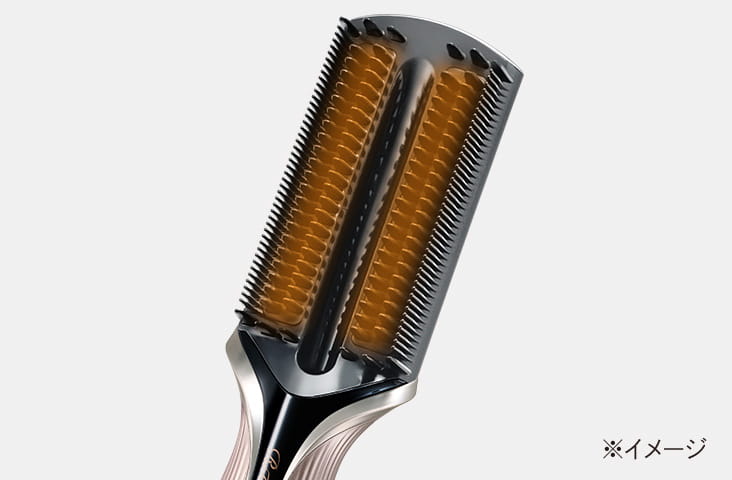 熱ムラを防ぎ、補修成分を定着させる全面ヒートセンシング