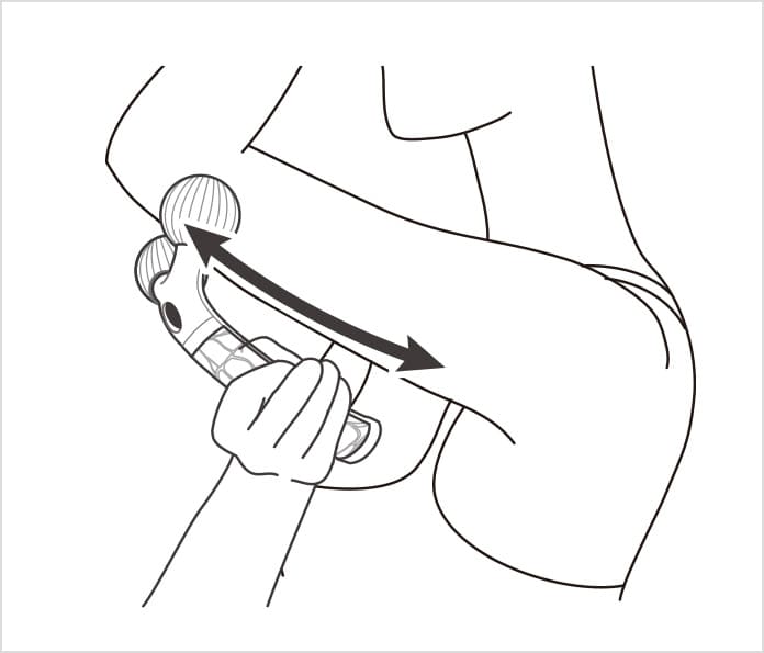 リファリュクス 腕での使い方