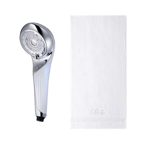 リファミニバスタオル（ホワイト）& リファファインバブル U+（ホワイト）