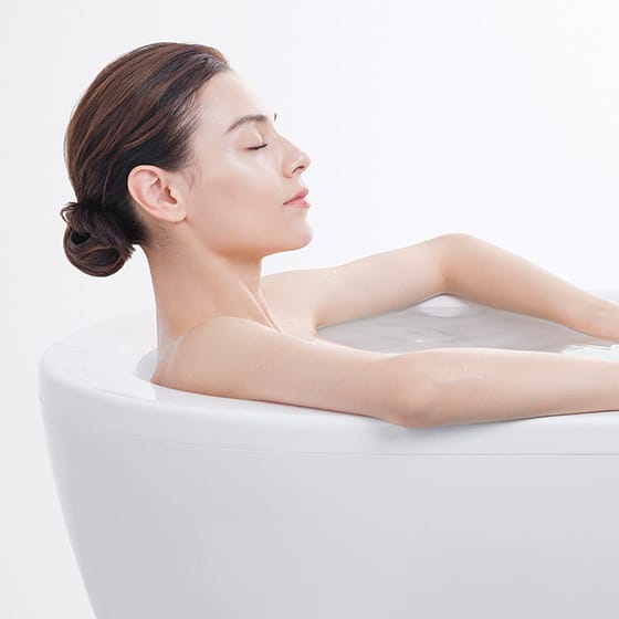 バスタブでからだを温める