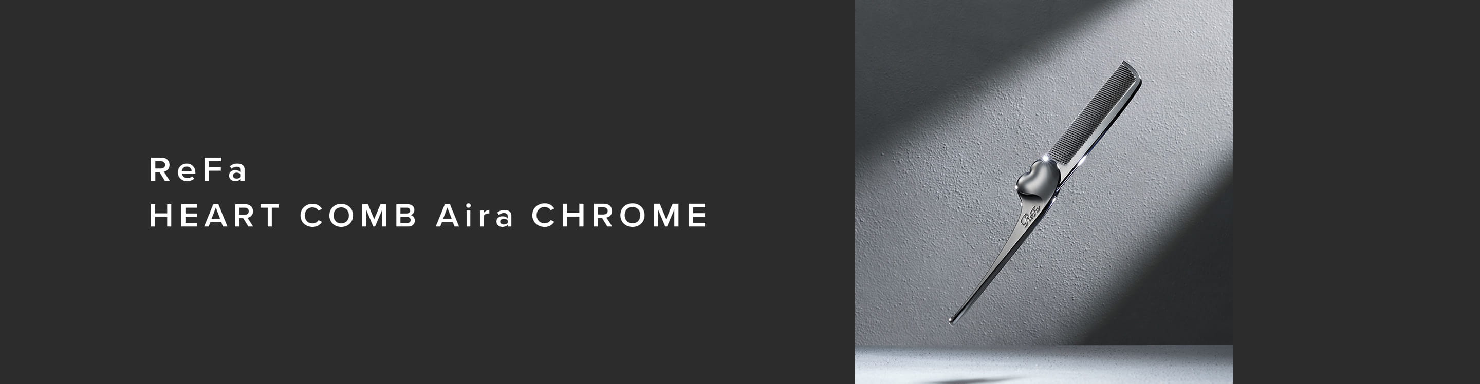 ReFa HEART COMB Aira CHROME