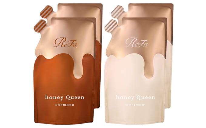 【定期購入】リファハニークイーンシャンプー&トリートメント×２(詰め替え)