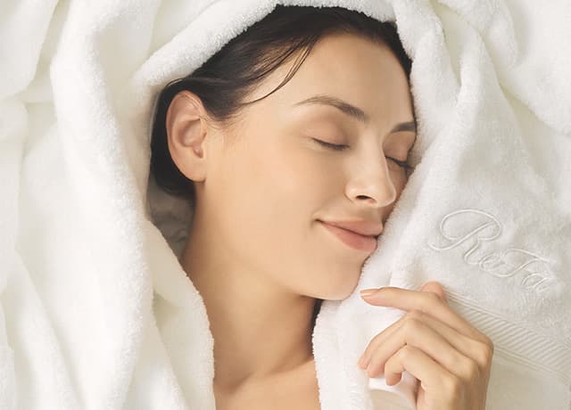 摩擦の少ない肌触り