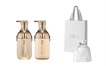 【ReFaギフトラッピングセット S】リファミルクプロテインシャンプー & トリートメントロイヤル セット