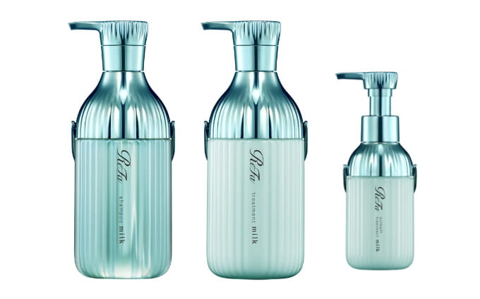 リファミルクプロテインシャンプー＆トリートメント＆アウトバストリートメントストレートセット