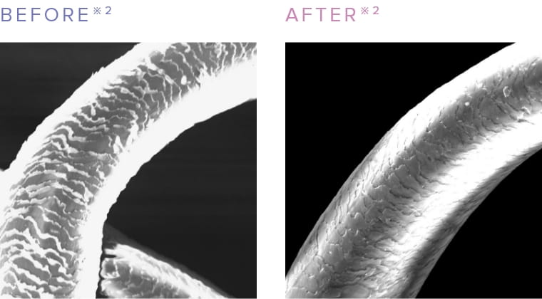 キューティクルを整え、なめらかな指どおりへ。