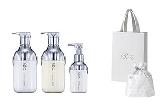 【ReFaギフトラッピングセット S】リファミルクプロテインシャンプー & トリートメント & アウトバストリートメント セット