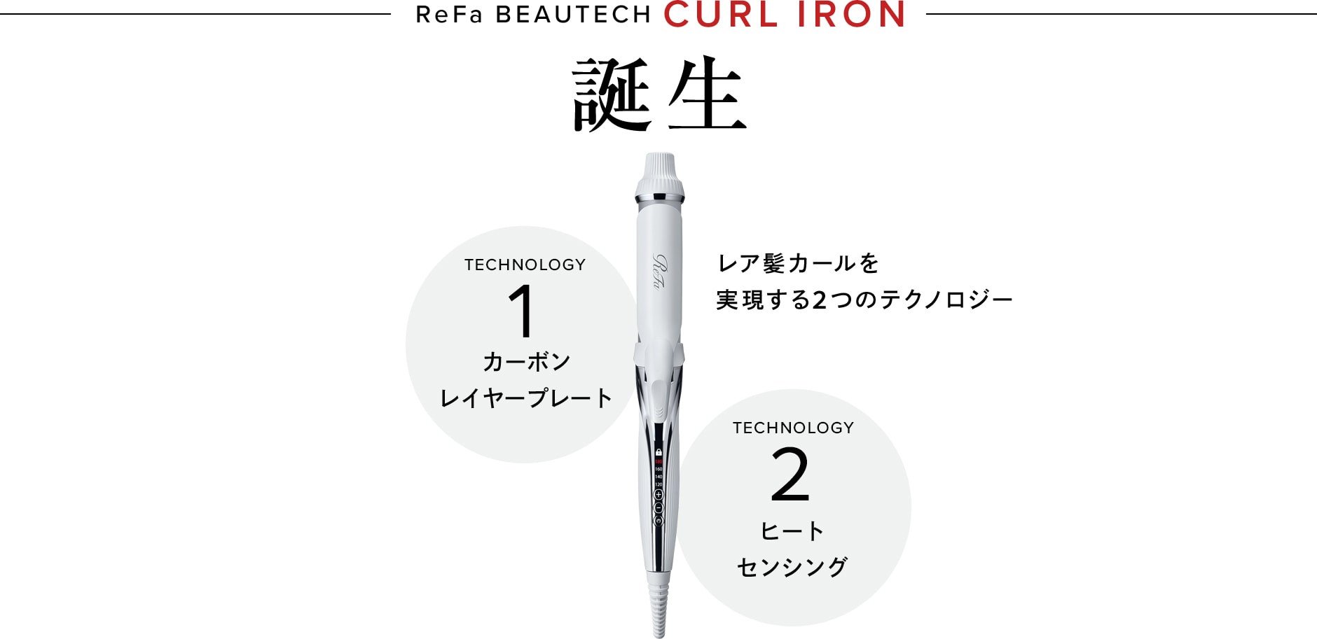 ReFa BEAUTECH CURL IRON 誕生