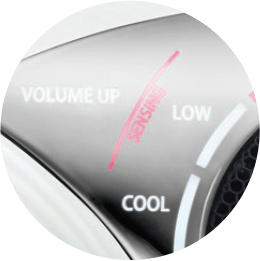 センシング:VOLUME UP