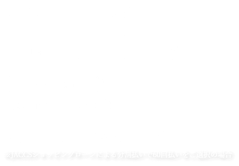 リファビューテック エピ 本体価格 30,000円（税込）メーカー1年保証付き、送料・代引き手数料無料。分割払い選択時、月々500円（税込）※JACCSショッピングローンによる分割払いで60回払いをご選択の場合
