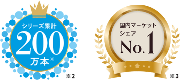 シリーズ累計200万本を達成しました
