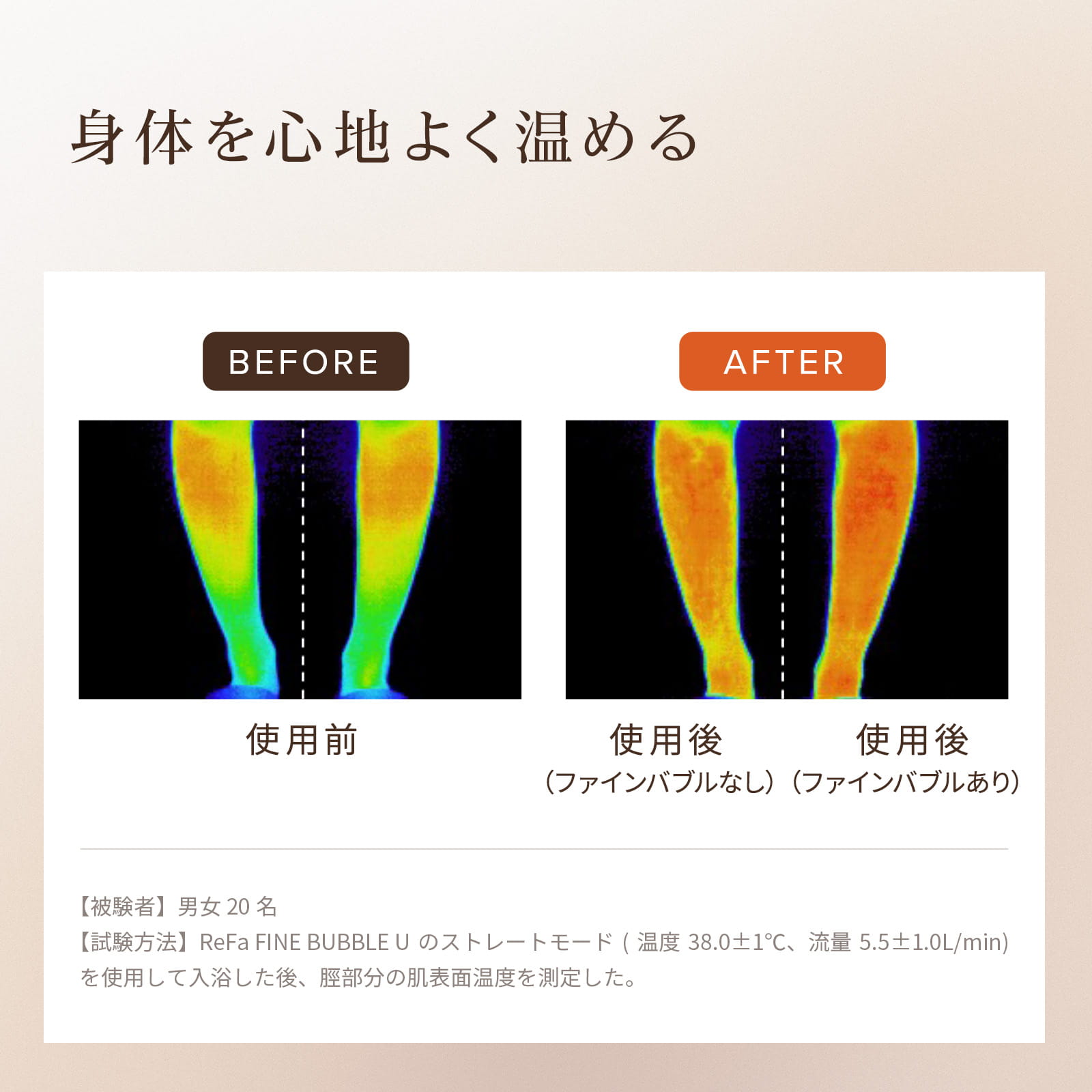 身体を心地よく温める