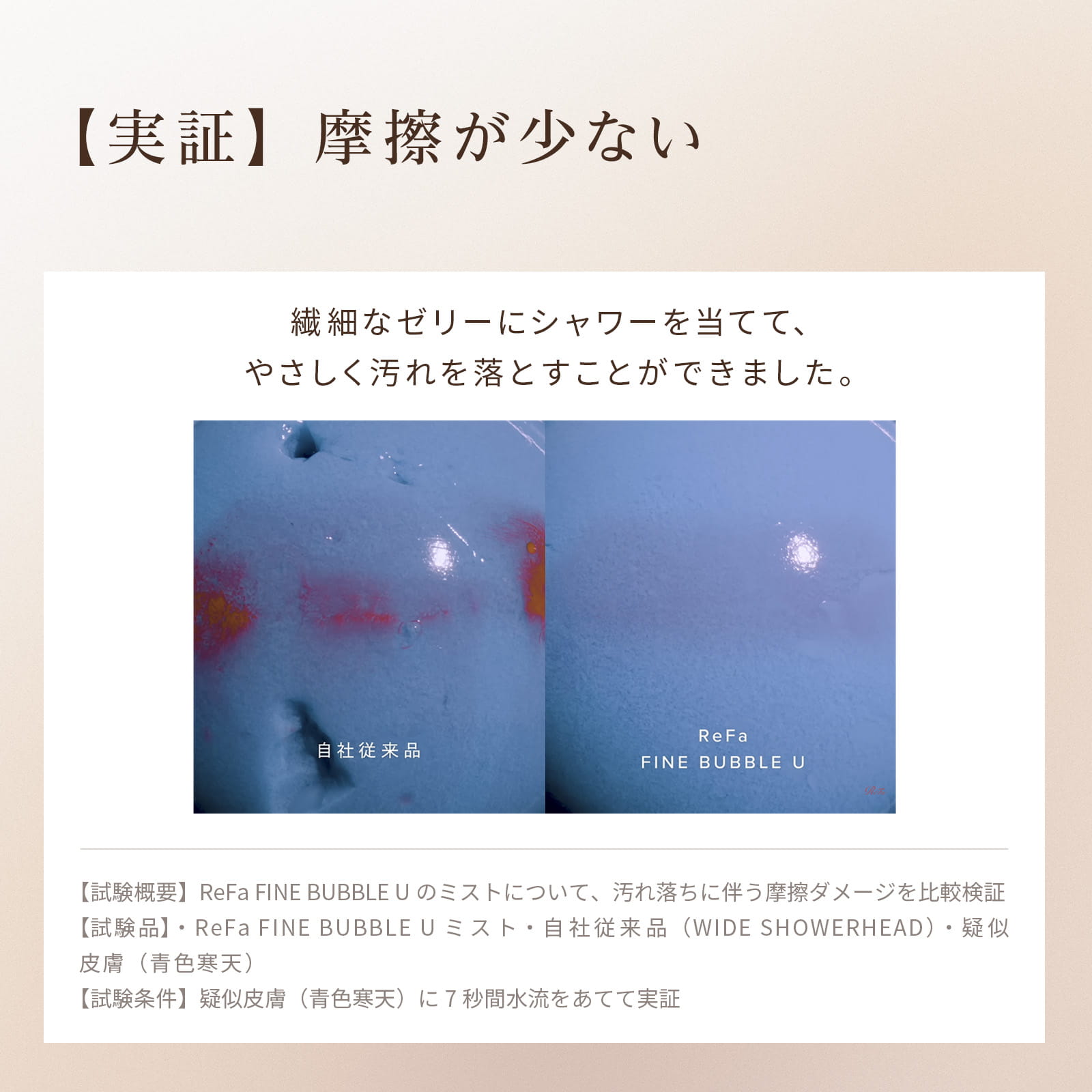 [実証]摩擦が少ない