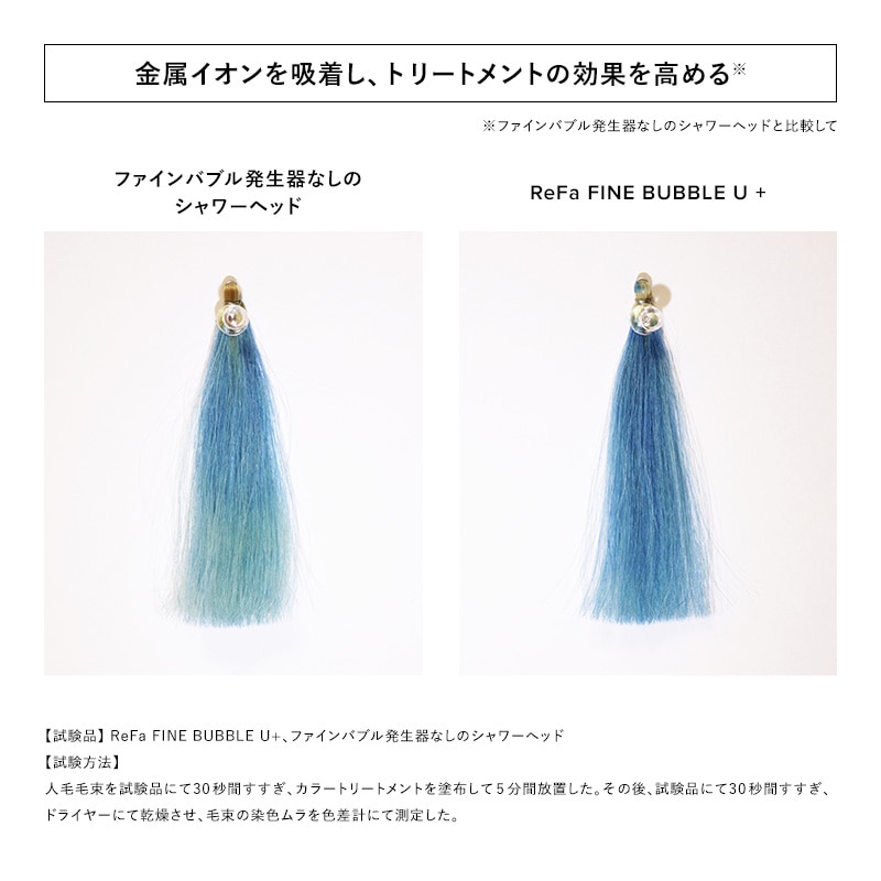 金属イオンを吸着し、トリートメントの効果を高める