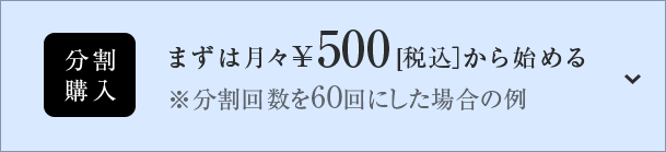 まずは月々500円[税込]から始める