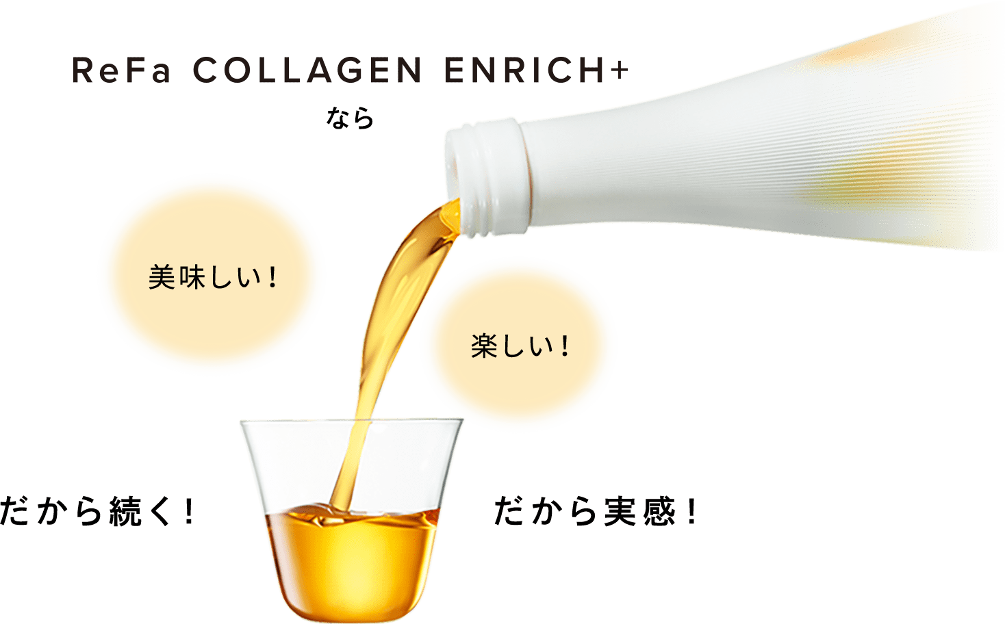 ReFA COLLAGEN ENRICH+ 美味しい！楽しい！だから続く！だから実感！