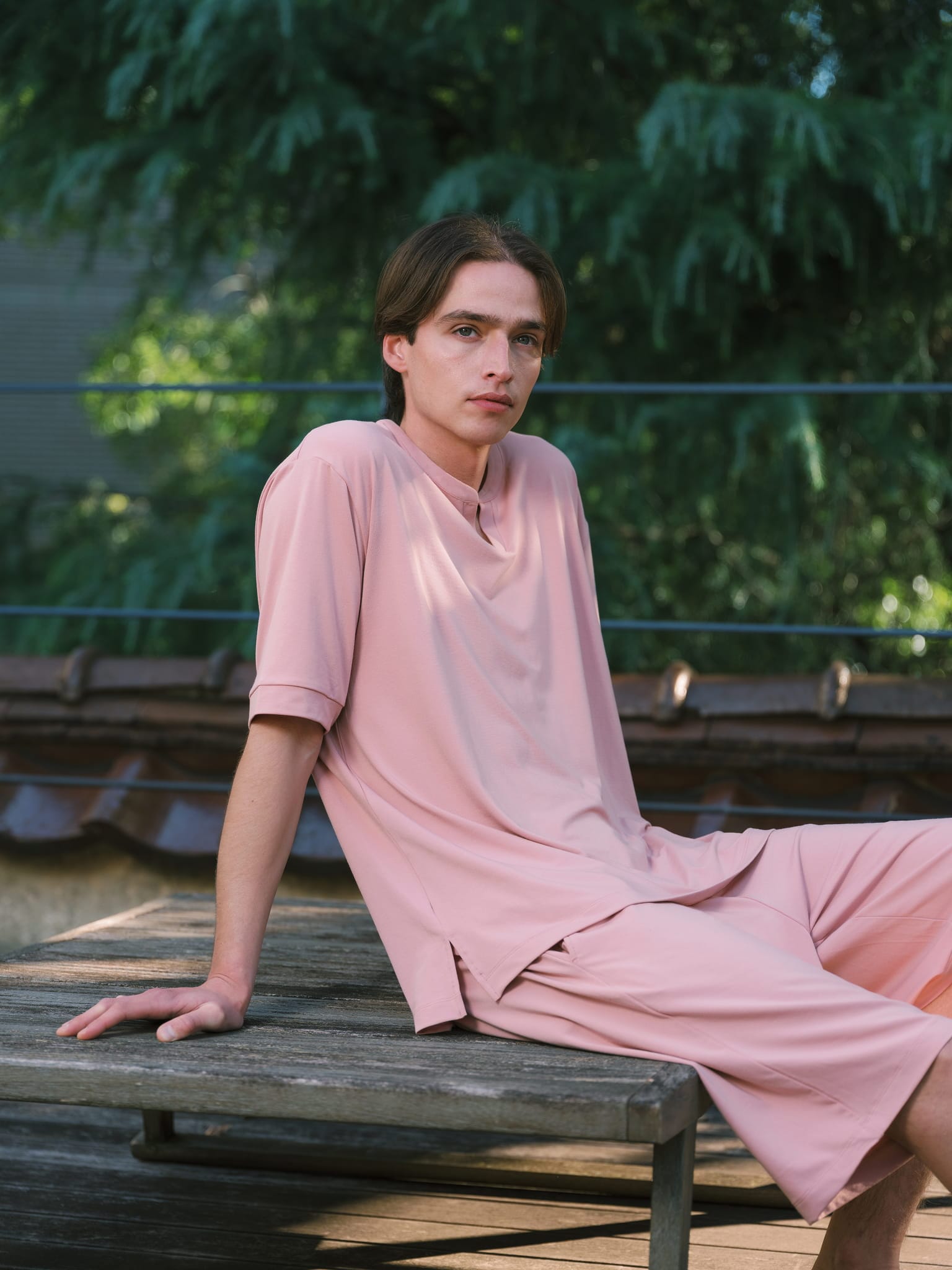 ストレッチスムース ショートスリーブプルオーバー ストレッチスムース ショートパンツ