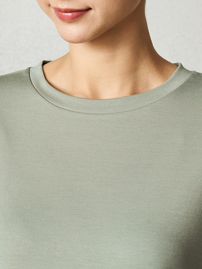 ゆとりのあるシルエットで快適な寝心地