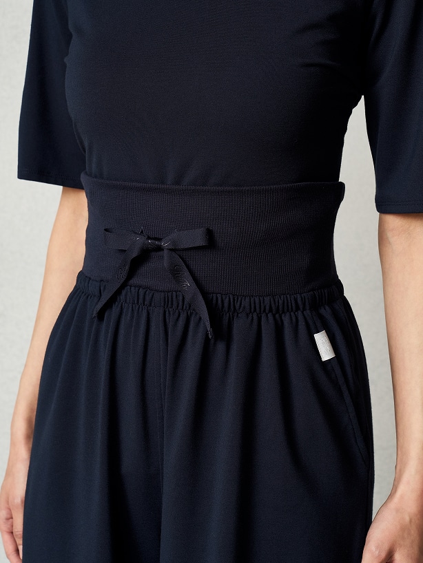 お腹を冷やさない ハイウェストリブ仕様