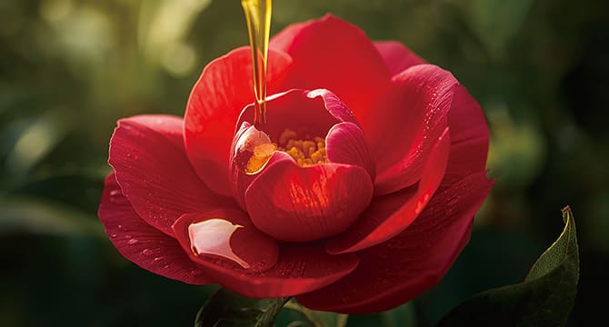 髪と肌を包み込む、五島の椿オイル