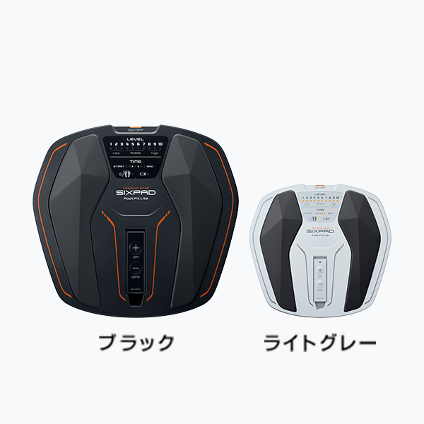 SIXPAD フットフィットライト （ブラック・ライトグレー） ￥39,800[税込]