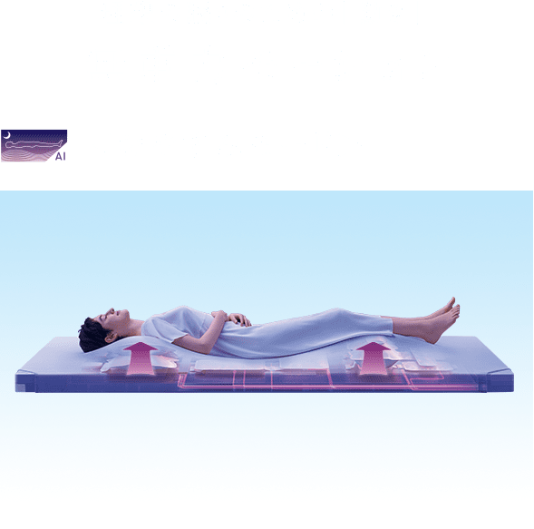 理想の眠りのための「動き」。無重力モーション