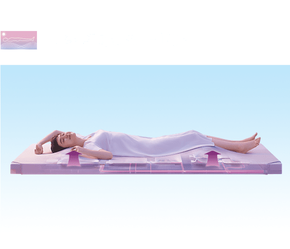 理想の眠りのための「動き」。無重力モーション