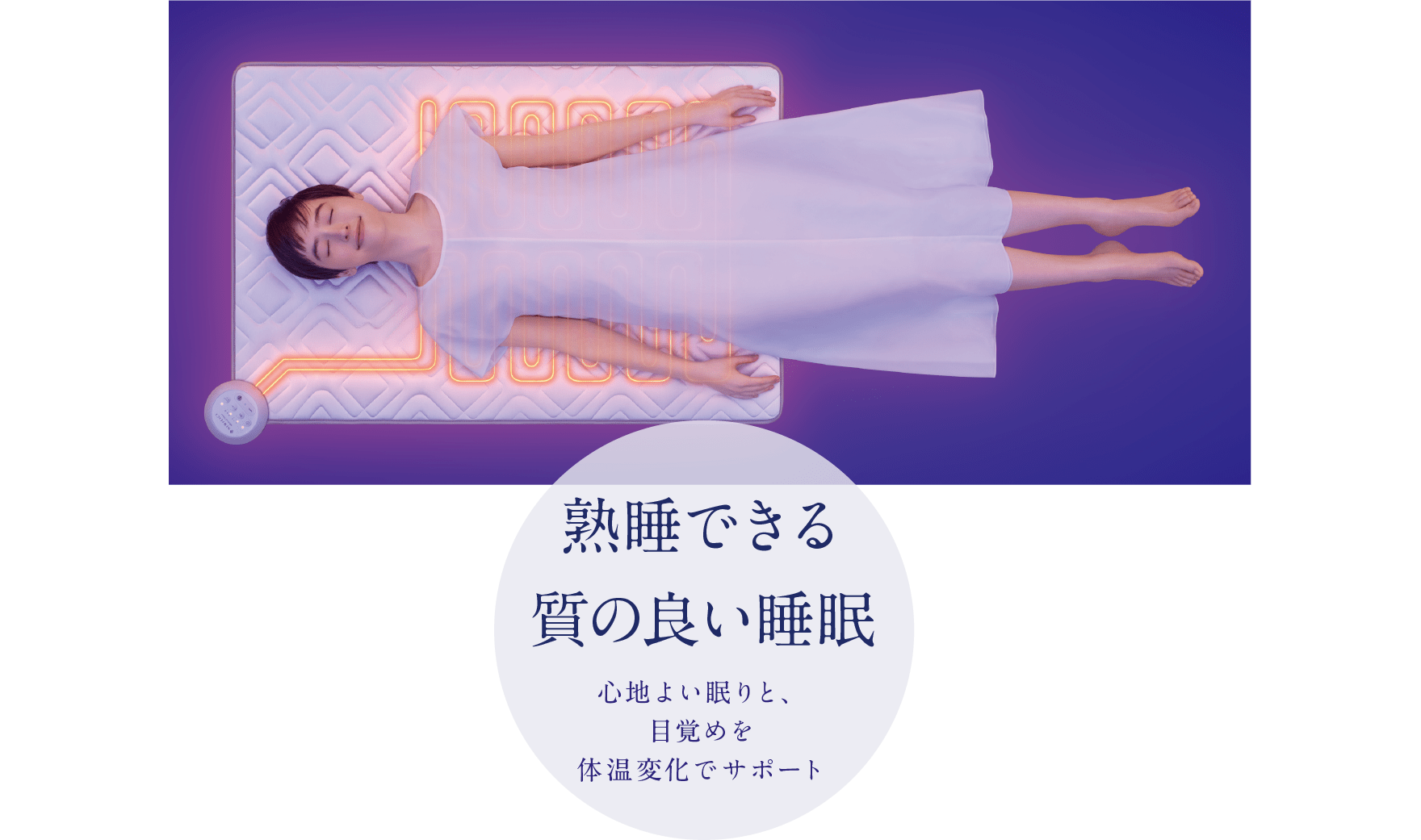 熟睡できる質の良い睡眠