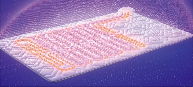 世界初※「電位×体温変化サポート」のスリープテック