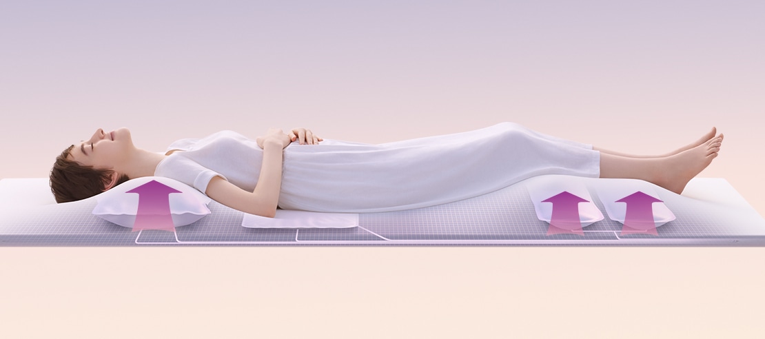 ゆったりと眠りにつきたいときに 無重力モーションコース