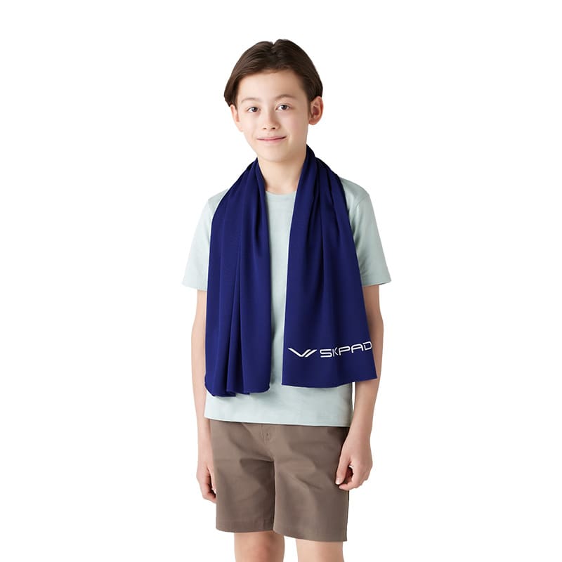 シックスパッド 冷感タオル ネイビー Free