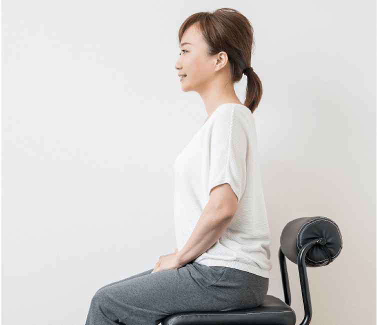 姿勢が良い時