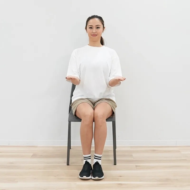 僧帽筋のストレッチ