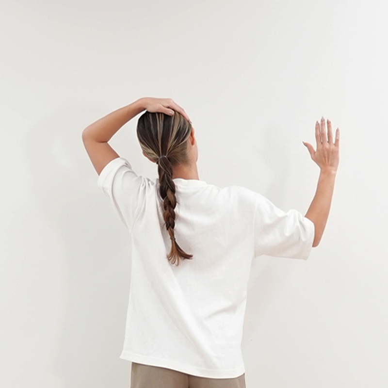 肩甲挙筋のストレッチ