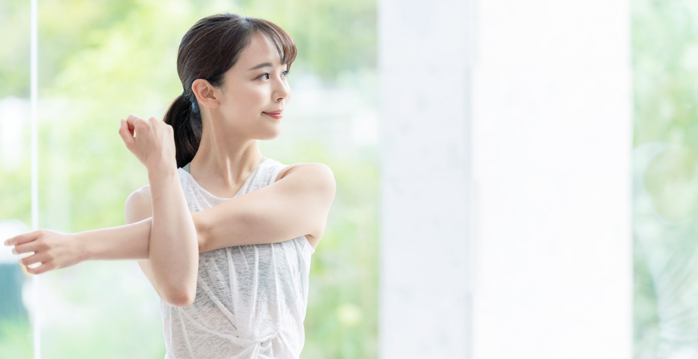 軽いストレッチ