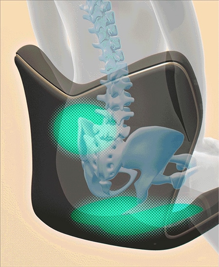 体圧を分散する構造