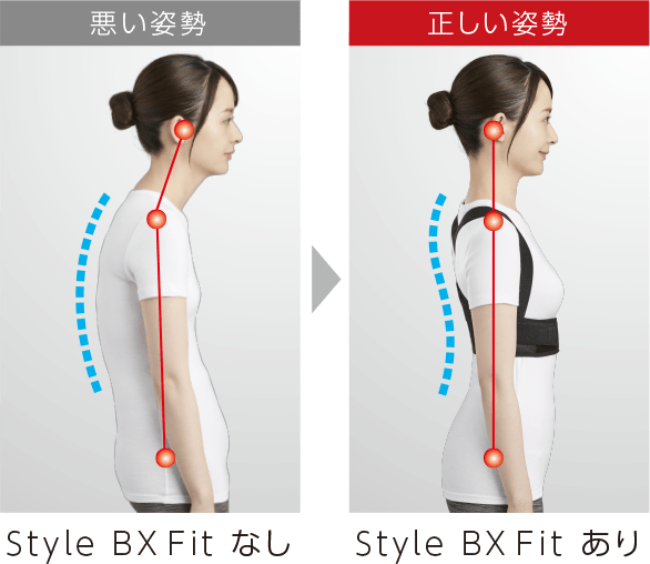 装着前後の比較画像