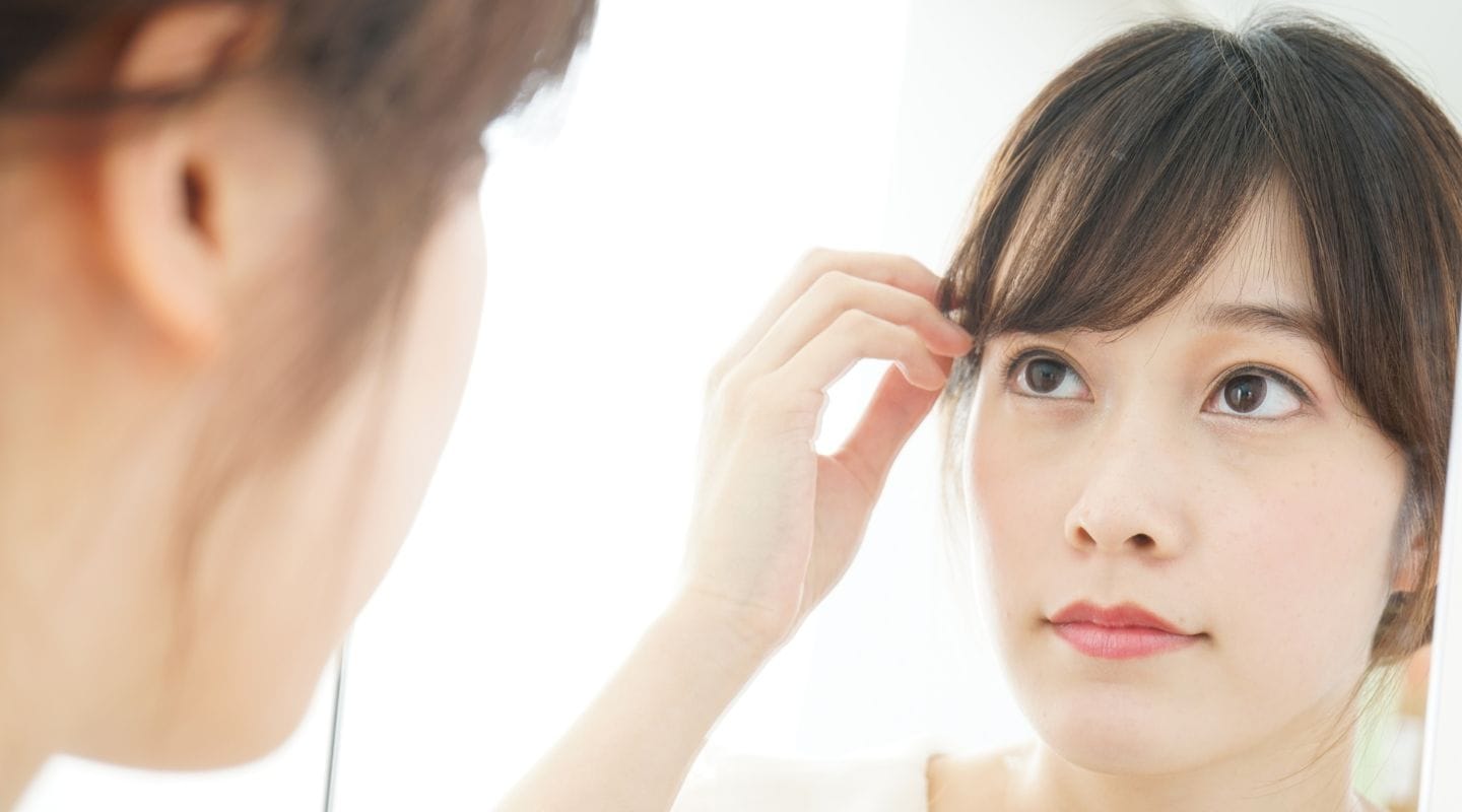 前髪がうねる原因