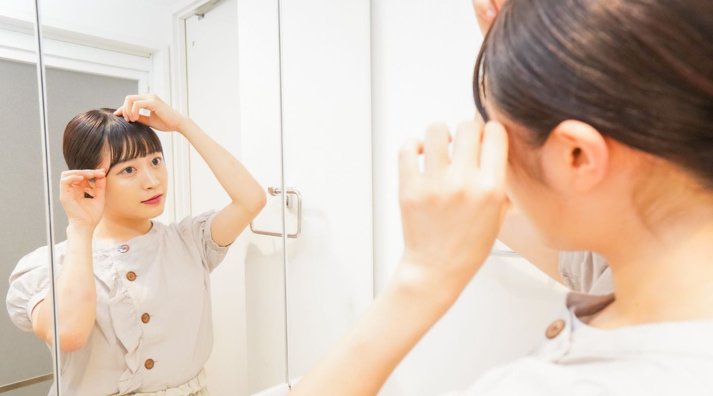 前髪のうねりを防ぐケアの仕方