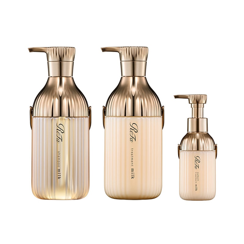 リファミルクプロテインシャンプー & トリートメント & アウトバストリートメントロイヤル セット