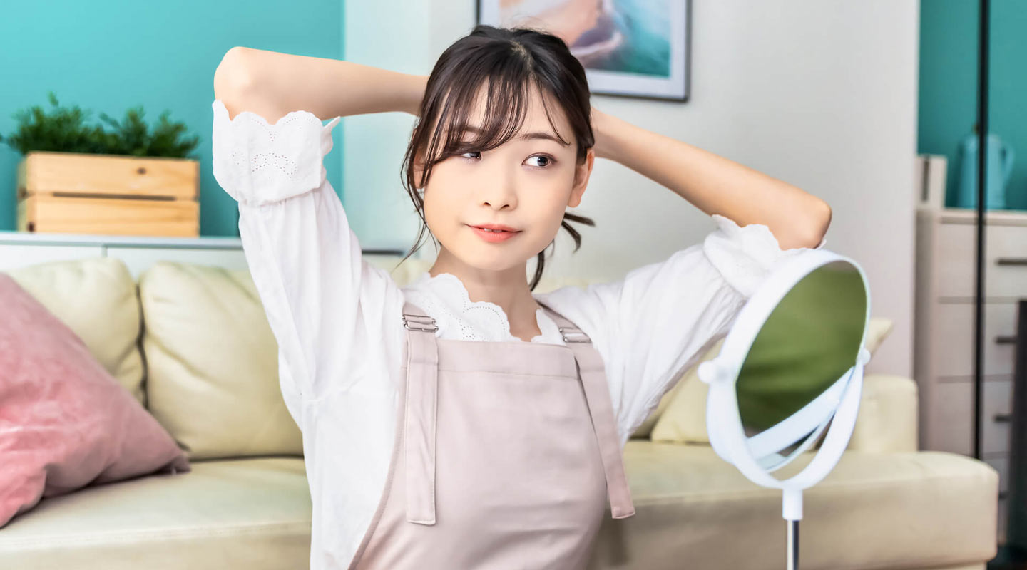 毛量が多い方におすすめのヘアアレンジ