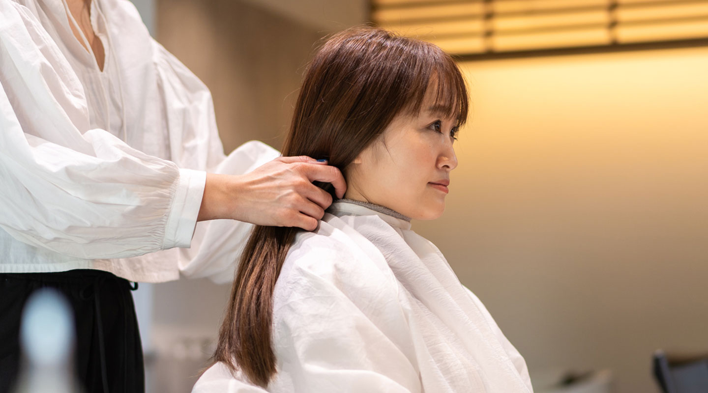 酸熱トリートメントの施術工程