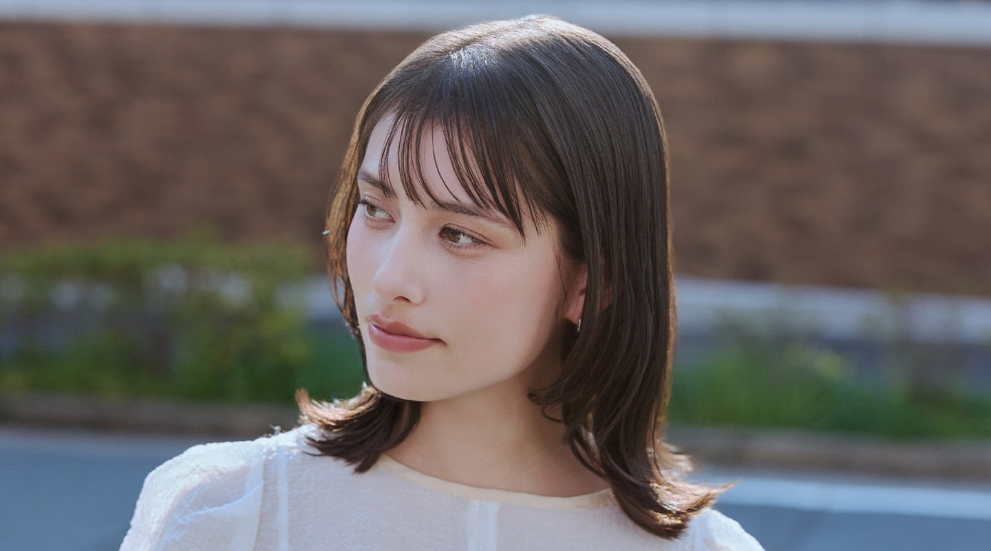 流し前髪をつくるコツ